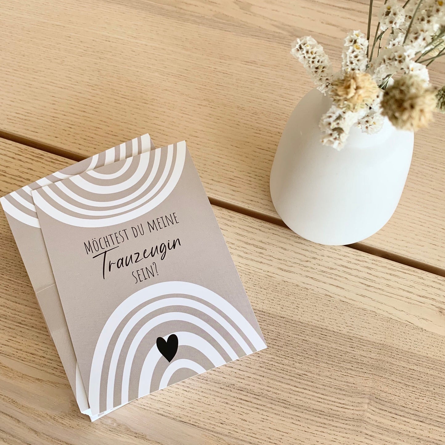 Postkarte „Möchtest du meine Trauzeugin sein?“ Hochzeit