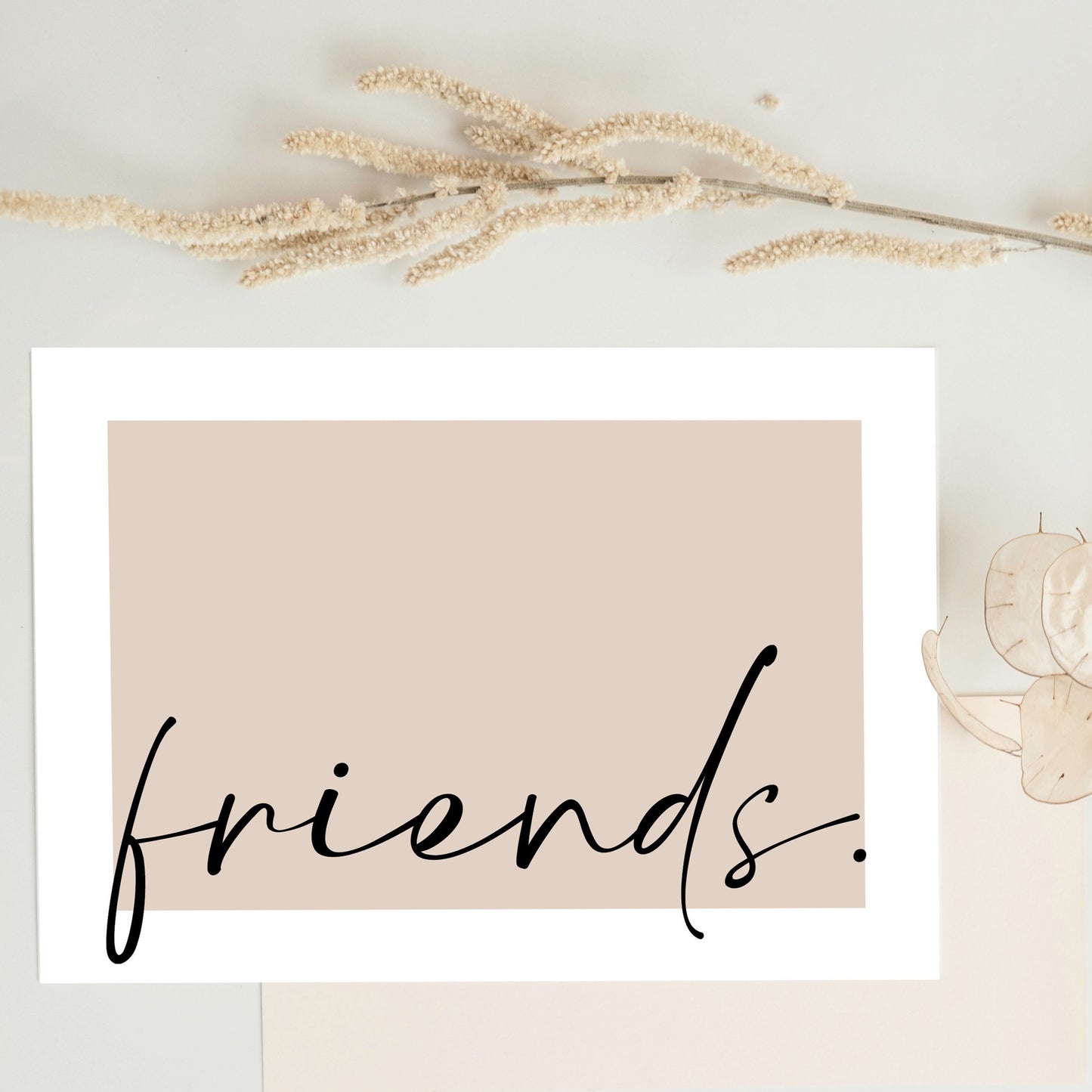 Postkarte „friends“ - Freundschaft - Freunde