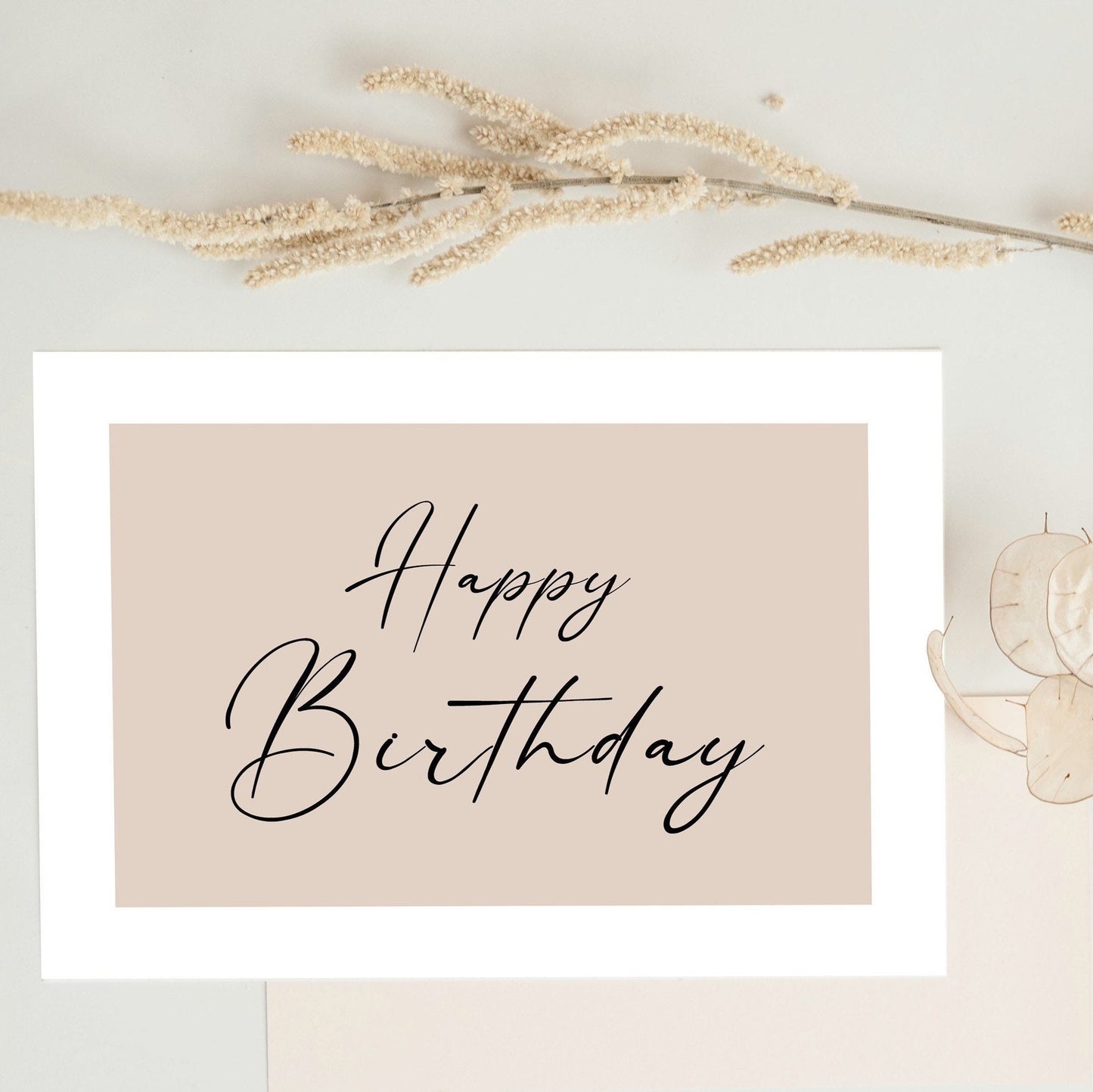 Postkarte Karte Happy Birthday - Geburtstagskarte